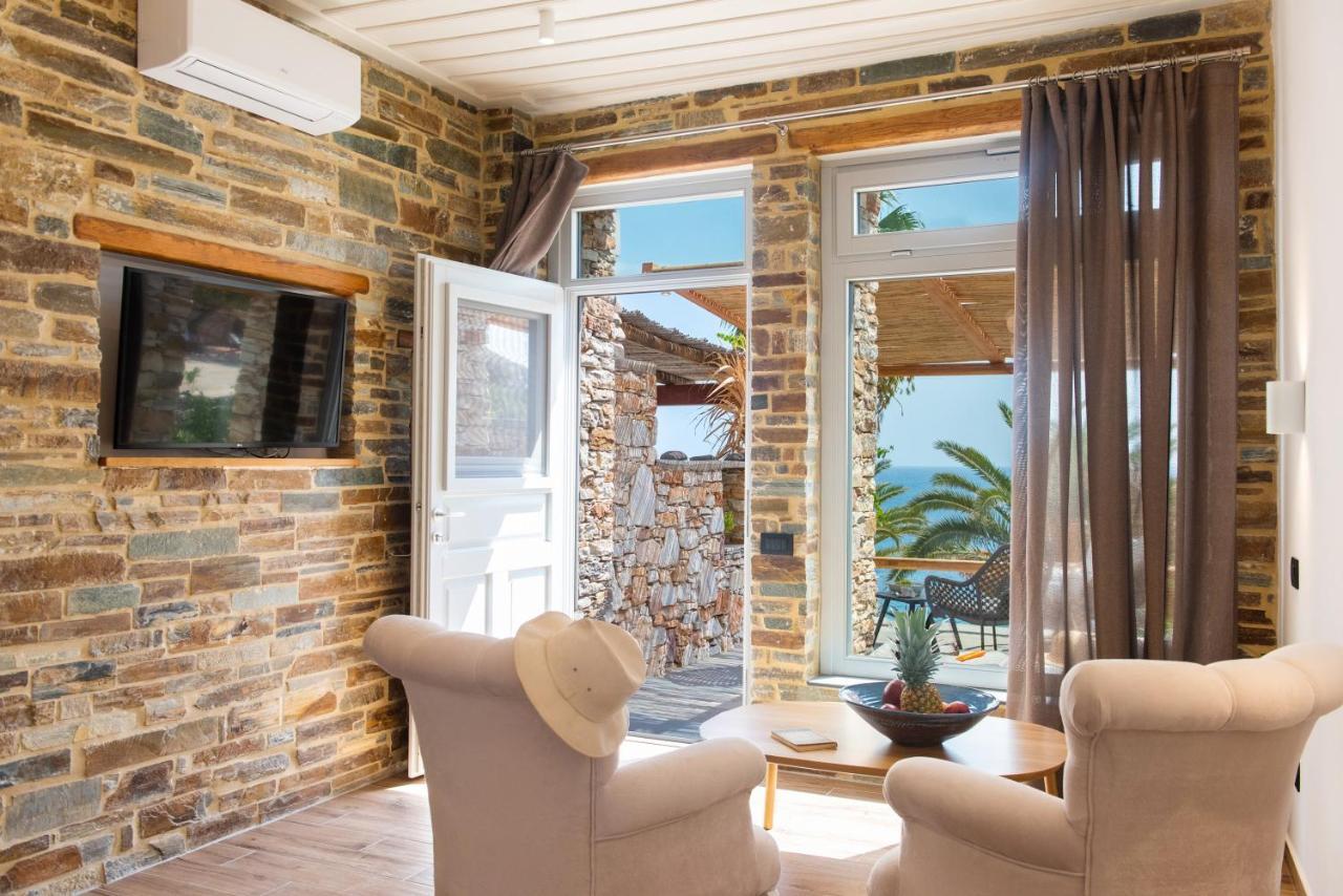 Platis Gialos  Lazarou Beach Apartments מראה חיצוני תמונה