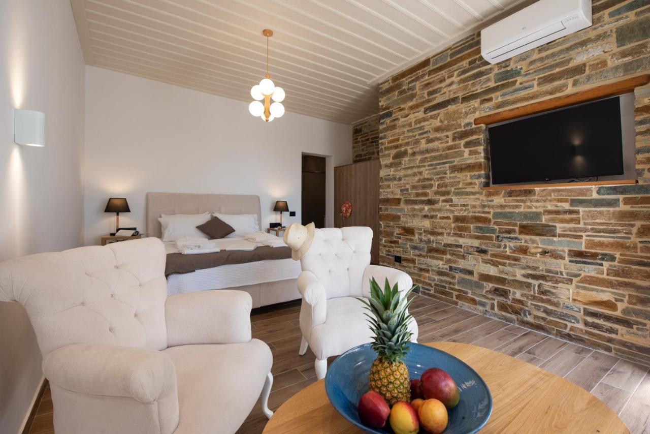 Platis Gialos  Lazarou Beach Apartments מראה חיצוני תמונה